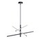 Afx Knoll - LED Pendant - 36in - Black KNOP36LAJUDBK - alternate 1