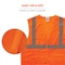 Ergodyne Safety Vest, Breakaway, Mesh, HV, Or, S/M 8215BA - alternate 3