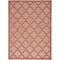 Homeroots 6' X 9' Coral Orange Indoor Outdoor Area Rug 522160 - alternate 6