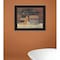 Homeroots HOT BATH 6 Black Framed Print Bathroom Wall Art 404706 - alternate 2
