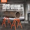 Vevor VEVOR Pipe Stand with Roller Head 2500 LBS Load for 2-36 inches Pipes 45# Steel 1110A - alternate 6
