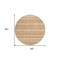 Homeroots 8' Terra Cotta And Beige Round Southwestern Washable Indoor Outdoor Area Rug 587568 - alternate 5