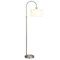 Homeroots 70" Nickel Arched Floor Lamp With White Frosted Glass Drum Shade 523426 - alternate 6