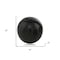 Homeroots 3" Black Enameled Aluminum Decorative Sphere 354718 - alternate 3