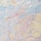 Homeroots 8' Sky Blue Beige And Gold Round Abstract Washable Indoor Outdoor Area Rug 618552 - alternate 4