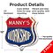 Signmission Manny's Workshop, 12 inch X 12 inch, Aluminum Metal Sign, 2PK SHI-A-2PACK-12-489-MANNY - alternate 4
