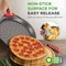 Nutrichef 3-Piece Pizza Tray Set with Silicone Handles NCPZPN3GR - alternate 3