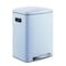 Happimess Marco Rectangular 10.6-Gallon Double Bucket Trash Can with Soft-Close Lid, Tide Pool Blue HPM1005H - alternate 1