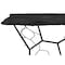 Homeroots 51" Black Stone Abstract Console Table 488856 - alternate 3