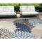 Homeroots 12' X 15' Blue And Ivory Indoor Outdoor Area Rug 521648 - alternate 2