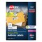 Avery Address Labels w/TrueBlock/Sure Feed, Laser, 1x2.63, White, PK1500 05520 - alternate 1