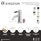 Kingston Brass One-Handle Single-Hole Bathroom Faucet with Push Pop-Up Drain, Brushed Brass LS8223DKL - alternate 2
