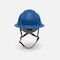 Ironwear Type 2 Class E Full Brim Safety Helmet w/ Chin Strap, Blue 3968-B - alternate 4