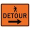 Sign Solutions Usa Traffic Sign, 30 in Width, Aluminum Sign, Horizontal Rectangle DUS06DFO3024M4-9bMR - alternate 1