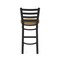 Holland Bar Stool Co 30" Stationary Bar Stool, Black Wrinkle, Canter Saddle Seat 40030BW012 - alternate 5