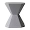 Leisuremod Azure 17 in Modern Round Fiberstone Side Table, Weather-Resistant, Fully Assembled AST17GR - alternate 5