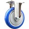 Service Caster 5 Inch 316SS Blue Polyurethane Wheel Rigid Top Plate Caster SCC-SS31620R514-PPUB-BLUE - alternate 1