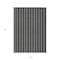 Homeroots 5' X 8' Black And Ivory Striped Washable Indoor Outdoor Area Rug 595848 - alternate 3