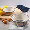 Gibson Home Gibson Elite Luxembourg 2 Piece Floral Hand Painted Round Stoneware Bowl Set 92996.02R - alternate 3