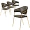 Leisuremod Bella Collection Modern Dining Chair in Charcoal, 4PK BC21CH4 - alternate 1