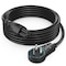 Maximm 10ft 3-Prong AC Laptop Power Cord, 360 degrees Plug NEMA 5-15P to C5 UL Certified ADW-360-C5R10-18B0 - alternate 1