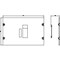Siemens ALPHA 630 Universal circuit breaker assembly kit 1x 3VA13-14/ 3VA23-24/400 8GK6740-4KK23 - alternate 2