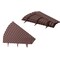 Gardenised Set of 8 Pcs Decorative Rattan-Inspired Plastic Landscape Edging and Garden Fence Borders in a QI004675.8 - alternate 7