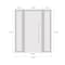 Vdomdoors Front Exterior Prehung Metal-Plastic Door, Manux 8415 White Silk, 2 Side Sidelite Transoms, Office MANUX8415EXD-WS-W14+32+14xH80-RH - alternate 3