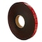 3M Foam Tape, 1 in W, 36 yd L, 1/16 in, Acrylic Foam, Double-Sided, 9 PK 5962 - alternate 1