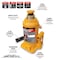 Performance Tool 20 Ton Hydraulic Bottle Jack, 40000 lb Capacity, Heavy Duty Steel Lift W1633 - alternate 2