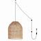 Jonathan Y Koda 13 in. 1-Light Farmhouse Coastal Bohemian Rattan 180 in. Cord Plug-In or Hardwired LED Pendant,  JYL1401A - alternate 6