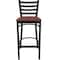 Flash Furniture Black Ladder Stool-Burg Seat, PK2 2-XU-DG697BLAD-BAR-BURV-GG - alternate 7