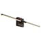 Jonathan Y McKenna 28" Modern Minimalist Adjustable Dimmable Integrated LED Metal Wall Sconce, Oil Rubbed Bronze JYL7041D - alternate 1