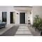 Vdomdoors Front Exterior Prehung Metal-Plastic Door, Manux 8111 Matte Black, Side Sidelite Transom, Office Co MANUX8111EXD-BLK-W36+16xH80-RH - alternate 3