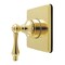 Kingston Brass Single-Handle Six-Way Diverter Valve with Square Trim Kit, Polished Brass KS4042AL - alternate 1
