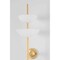 Corbett Lighting Evander 11.5 in. Wall Sconce Vintage Gold Leaf/Gesso White 477-02-VGL/GSW - alternate 3
