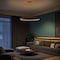 Jonathan Y Brice 35" Modern Contemporary Metal Round Dimmable Integrated LED Pendant, Orange JYL7220G - alternate 9