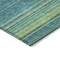 Homeroots 5' X 8' Teal Blue Lime Green And Turquoise Striped Washable Indoor Outdoor Area Rug 614840 - alternate 5