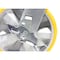 Vestil Polyurethane Swivel With Brake Caster 8 In. Diameter x 2 In. Width 1212 lb Yellow/Gray CST-PY-8X2PUA-SWB - alternate 5