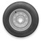Rubbermaster - Steel Master RubberMaster ST205/75R15 6 Ply TL Highway Rib Tire on a 6 on 5.5 Bolt Silver Modular Wheel 599445SIL - alternate 1