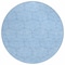 Homeroots 8' Sky Blue And Black Round Geometric Washable Indoor Outdoor Area Rug 596766 - alternate 5