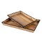 Homeroots Set of Two Brown Solid Wood Vanity Tray 574113 - alternate 5
