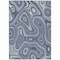 Homeroots 9' X 12' Blue And Ivory Geometric Washable Indoor Outdoor Area Rug 631381 - alternate 4