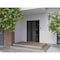 Vdomdoors Aluminum Door with Hidden Handle Hiddex 0155 Natural Noir Entry Steel Metal Modern Painted W36+14xH HIDDEX0155EXD-NOIR-W36+14xH80-RH-I - alternate 2