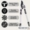 Kings County Tools Tree Trimmer Loppers Double Ratcheting Anvil Lopper Extendable 26 in - 40 in Long Handles Loppers KC8807-09 - alternate 5