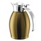 Service Ideas Nicollet Series 0.6-Liter Stainless Vacuum Insulated Carafe with Flip-Top Lid in Vintage Gold NIC06BSVG - alternate 3