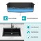 Wrightmaster 33 in. Drop-In 2-Hole Single Bowl Granite Composite Kitchen Sink with Accessories ZOR-P178359 - alternate 4
