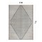 World Rug Gallery Modern Geometric Area Rug 5 ft x 7 ft Cream WR91CREAM5X7 - alternate 4