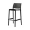 Lagoon Rue Resin Stackable Bar Stool Rattan Style with Aluminum Footrest, 2PK 7036K3-BSLGS - alternate 4