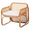 Bali & Pari Cambridge Natural Rattan Armchair 261-14309-ZORO - alternate 1
